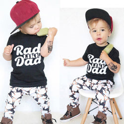 Baby boys clothes set summer Toddler Baby Kids Boy Print Tops Shirt Pants Outfit Set Clothes children clothes drop shipping